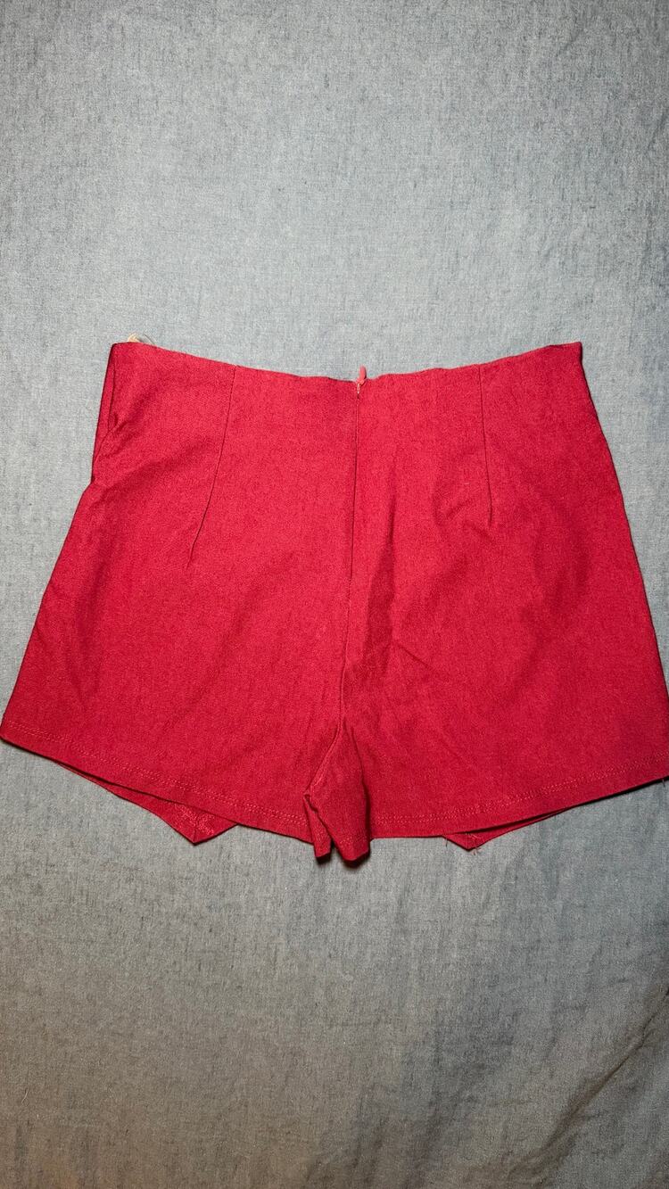 Blue Blush Burgundy Skort